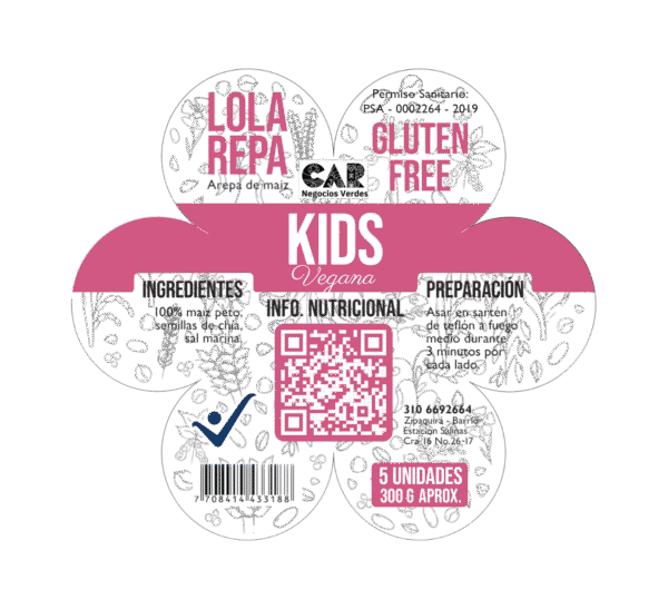 Kids Flor Vegana