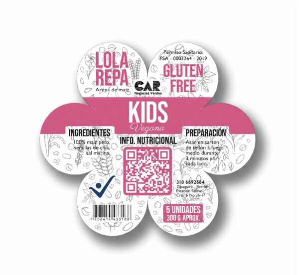Kids Flor Vegana